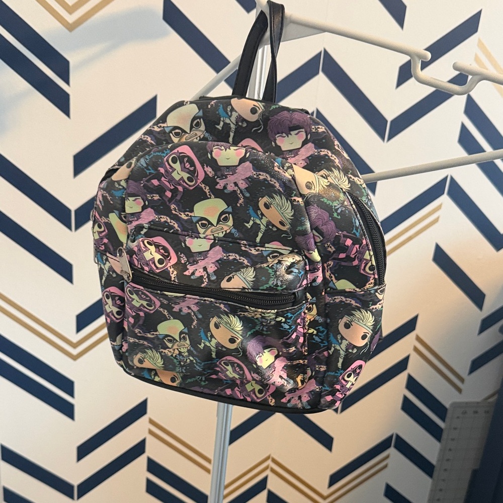 Loungefly Blacklight Marvel Infinity Mini Backpack - image 1